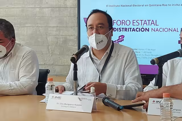 Ciro Murayama reveló que los trabajos de reajuste de votantes en los distritos se hará después de las elecciones del 5 de junio
