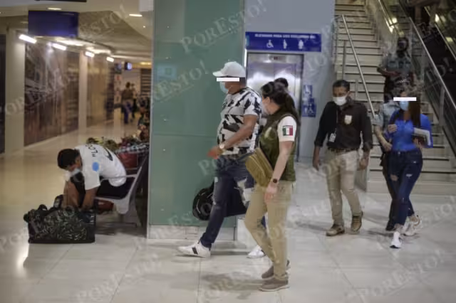 Personal de Migración omitió dar detalles sobre la detención de la pareja de extranjeros que intentaron abordar un vuelo en Mérida