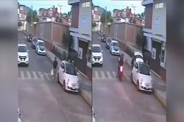 La maestra y subdirectora de una escuela en Xalapa quedó tendida en la banqueta frente a la Primaria 'Adolfo Ruiz Cortines' en la colonia Aguacatal