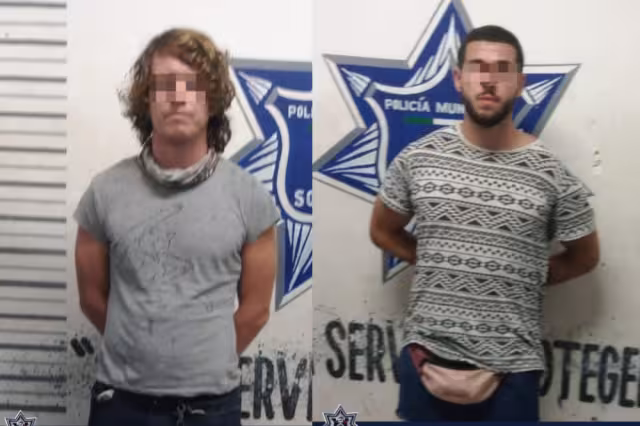 Los turistas extranjeros fueron detenidos y llevados ante el MP de la FGE Quintana Roo para fincar responsabilidades