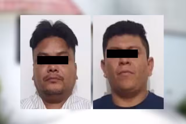 Los hombre fueron captados por cámaras de seguridad de una vivienda a la que entraron a robar en Cancún