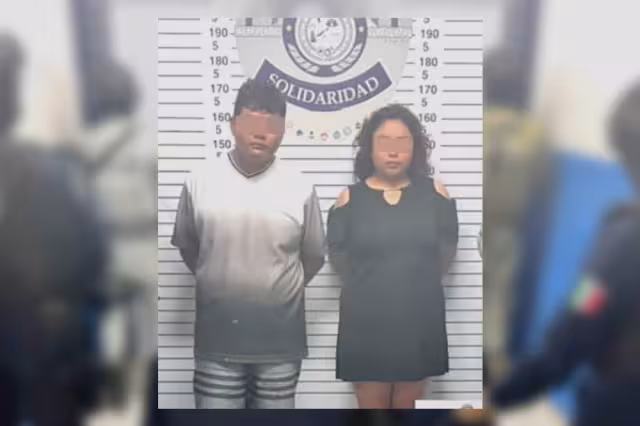 Los detenidos con droga fueron llevados a la FGE Quintana Roo en Playa del Carmen para que se defina su situación legal