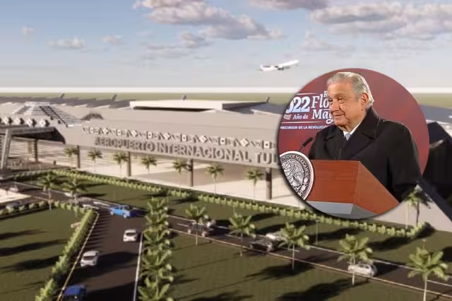 El Aeropuerto de Tulum pronto recibirá un nombre, indicó AMLO desde Palacion Nacional, en la CDMX