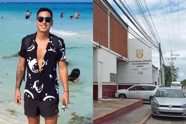 El argentino recriminó las condiciones insalubres en las que él y otros viajeros sufrían internos en la estación del INM en Cancún