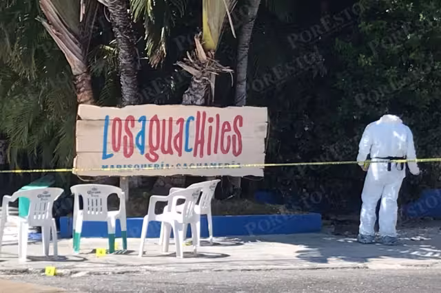 El pasado 15 de de mayo, hombres armados dispararon contra el Restaurante 'Los Aguachiles' en Cancún, causando el fallecimiento del guardia de seguridad que realizaba su rondín
