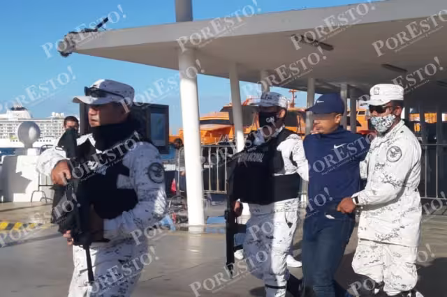 El exelemento de la Guardia Nacional fue detenido en Playa del Carmen y regresado a Cozumel