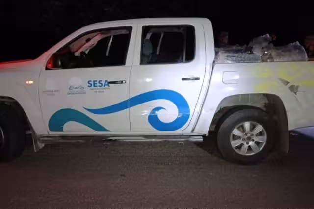 Hasta ahora, la camioneta de la SESA Quintana Roo se mantiene bajo resguardo de la Sedena tras hallar droga en la parte de la batea