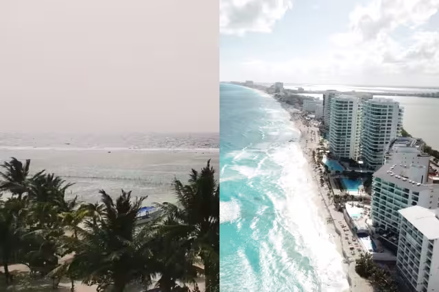 Una nube de Polvo del Sahara fue captada por la agencia de monitoreo atmosférico Copernicus, dirigiéndose al Caribe