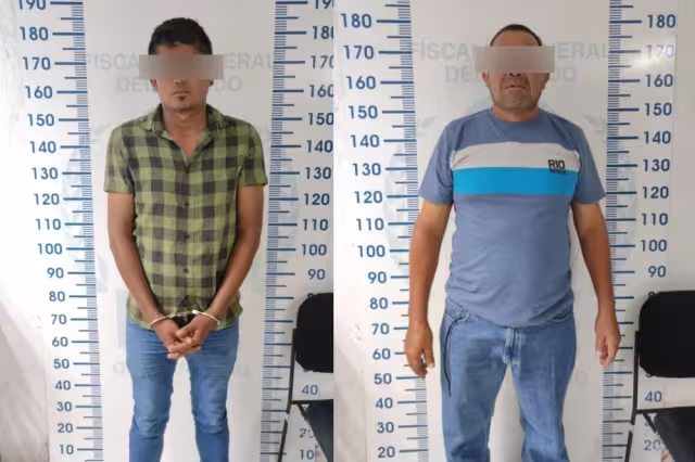 Los dos detenidos serán investigados por estar presuntamente ligados a la muerte de un agente de la Sedena en un campo deportivo en el Sur de Quintana Roo