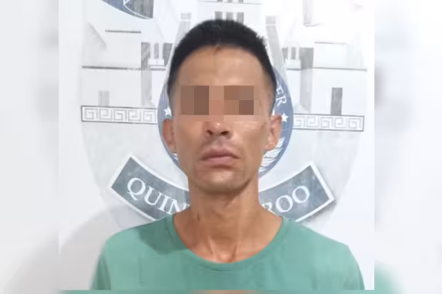 El detenido cuenta con historial delictivo en Cancún, según informó la Policía Quintana Roo en redes sociales