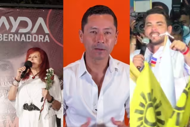 Los candidatos iniciaron la contienda