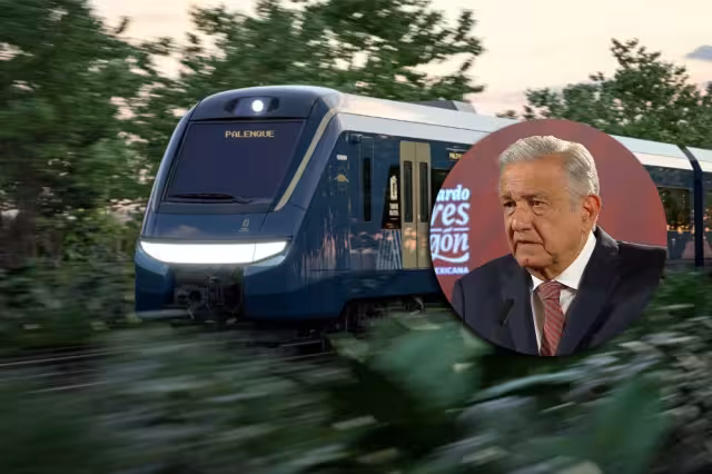 AMLO destacó el paso del Tren Maya en los Estados del Sureste, que se conectarán en siete tramos ferroviarios