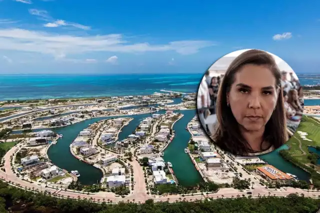 Dos empresas están involucradas en un movimiento notarial que logró dar a Mara Lezama y su familia, una lujosa casa en Cancún