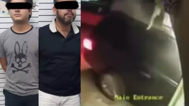 El encargado en turno del restaurante Munchy's denunció la agresión de los dos hombre tras estrellar su camioneta contra el establecimiento