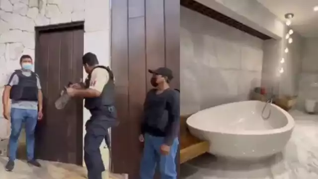 El video, que indican, grabó una zona de la casa de Alito Moreno en Campeche, mostró la opulencia con la que cuenta la residencia