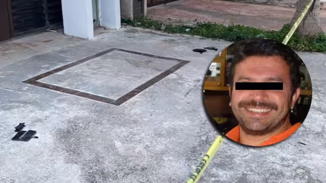 Afuera de la cuartería donde fue golpeada la joven de 17 años en Chetumal, se vió el arma de balines con la que amenazó al dueño