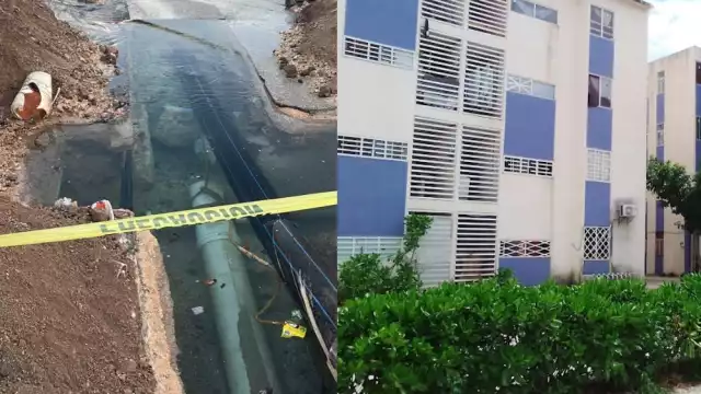 Los vecinos de Puerto Aventuras indicaron que reportaron desde las 6:00 de la mañana la fuga, pero que personal de Aguakan nbo ha acudido al sitio