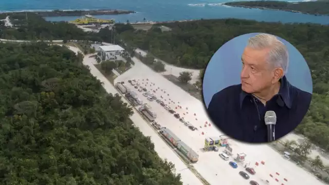 AMLO destacó que Calica requiere de la autorización del Gobierno de México para exportar el material a Estados Unidos