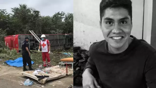 El jugador del equipo de basquetbol 'Cuervos' en Cancún era el pasajero que ocupó el asiento número 10 del autobús volcado