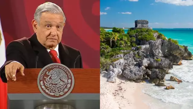 López Obrador indicó que el 'trafique' de terrenos en Tulum viene de años anteriores a su administración