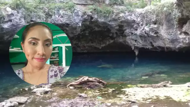 Lucely Uc fue encontrada muerta en este cenote, que ahora buscan convertir en una zona de esparcimiento para los vecinos de Puerto Aventuras en Quintana Roo