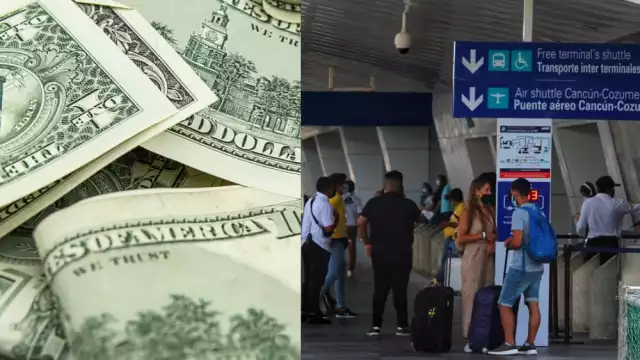El dolar se cotizó por arriba de los 20 pesos mexicanos, según la casa de cambio dentro del aeropuerto de Cancún