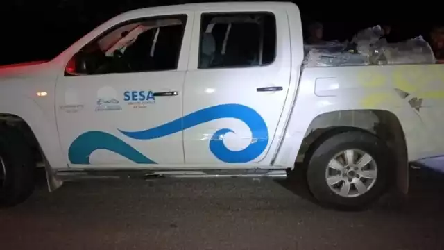 Hasta ahora, la camioneta de la SESA Quintana Roo se mantiene bajo resguardo de la Sedena tras hallar droga en la parte de la batea