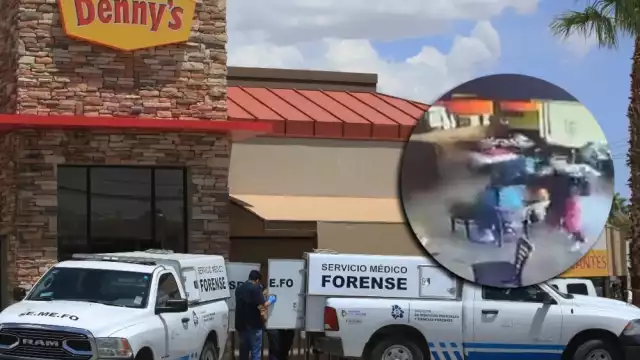 Los sicarios se dirigieron directamente a la mesa donde se localizaban las víctimas dentro del restaurante Denny's en Ciudad Juárez, para asesinarlos