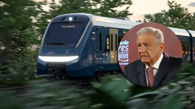 AMLO destacó el paso del Tren Maya en los Estados del Sureste, que se conectarán en siete tramos ferroviarios