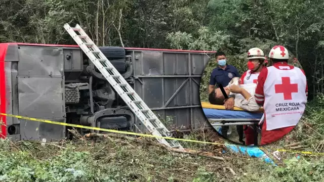 Leonardo 'P.' fue uno de los sobrevivientes a la volcadura del ADO en la carretera Cancún-Mérida y que permanece en calidad de detenido