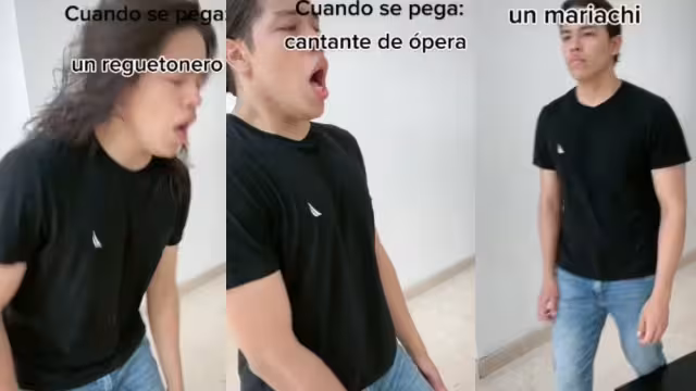 El usuario buscó una manera cómica para podernos imaginar cómo se oirían los gritos al momento del golpe