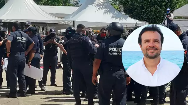 El Alcalde saliente de Cozumel, indicó que otorgó a los policías aumentos salariales, pero que no hay recursos para aumentar el bono