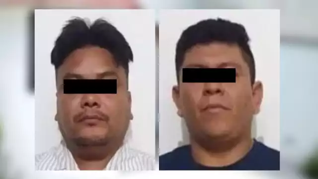 Los hombre fueron captados por cámaras de seguridad de una vivienda a la que entraron a robar en Cancún