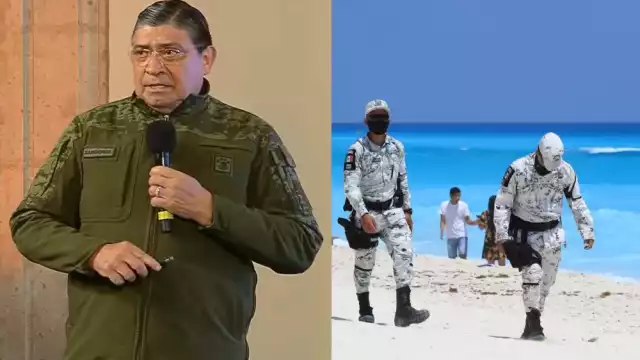El titular de la Sedena indicó que en Quintana Roo se aplicó un refuerzo a la seguridad pública