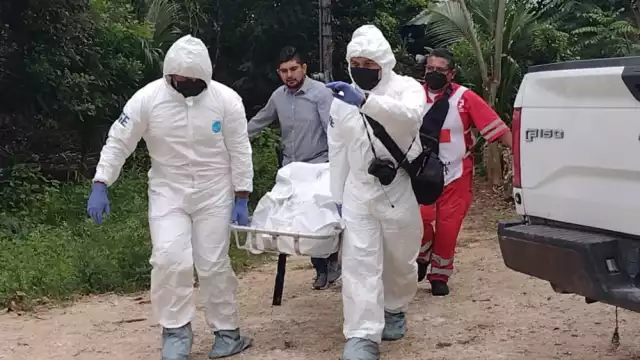 El cuerpo del hombre que se quitó la vida en el poblado de X-Pichil fue llevado al Semefo de Carrillo Puerto para las diligencias correspondientes