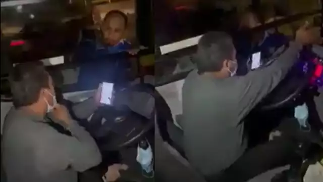 Los sujetos amenazaron con romper los cristales del autobús si el chofer no pagaba una cantidad de dinero, esto, en Tepoztlán