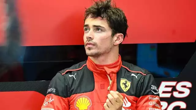 Charles Leclerc tuvo un momento vergonzoso en Las Vegas