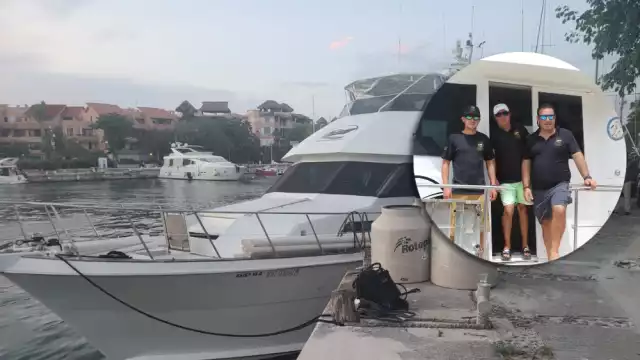 Renzo Spaciano, Denis Manuel Fernández Díaz y Carlos Juárez son parte de la tripulación del yate desaparecido el 28 de septiembre.