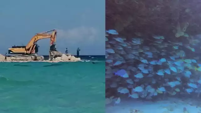 La Marina de Xcaret causó molestia entre pescadores y ambientalistas, por el daño que se puede provocar a los arrecifes