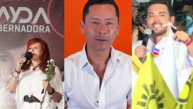 Los candidatos iniciaron la contienda