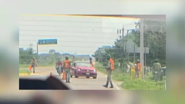 Elementos del séptimo Regimiento de Caballería Motorizada mantienen un operativo de vigilancia