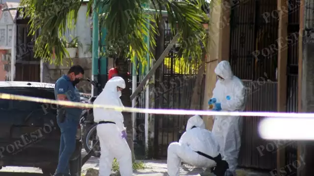 Los casquillos hallados tras el asesinato de la mujer de 68 años en Cancún fueron asegurados por Servicios Periciales de la FGE Quintana Roo