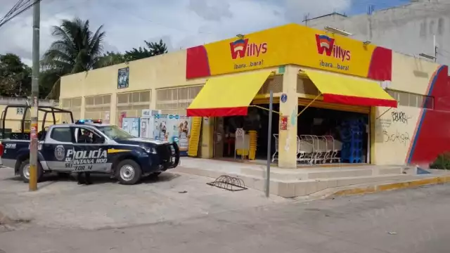 El Super Willy's de la Región 103 de Cancún fue objetivo de un delito la tarde de este 5 de julio; no es la primera vez que los colombianos acuden al sitio a delinquir