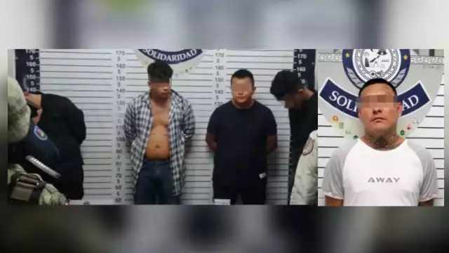 Los detenidos con drogas y armas en Playa del Carmen fueron llevados a la Fiscalía Antinarcóticos en la ciudad, donde esperarán definir su situación jurídica