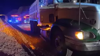 Esta es la unidad donde murió el chofer