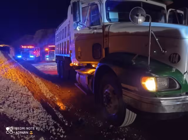 Esta es la unidad donde murió el chofer