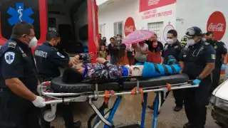 El responsable del accidente no respetó un señalamiento de alto