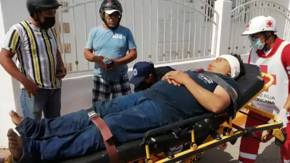 El sujeto terminó hospitalizado