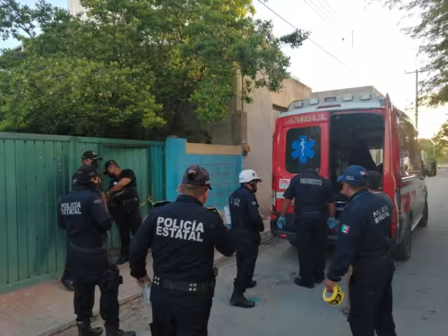 Paramédicos de la SSP atendieron al hombre apuñadado en Tizimín