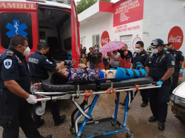 El responsable del accidente no respetó un señalamiento de alto